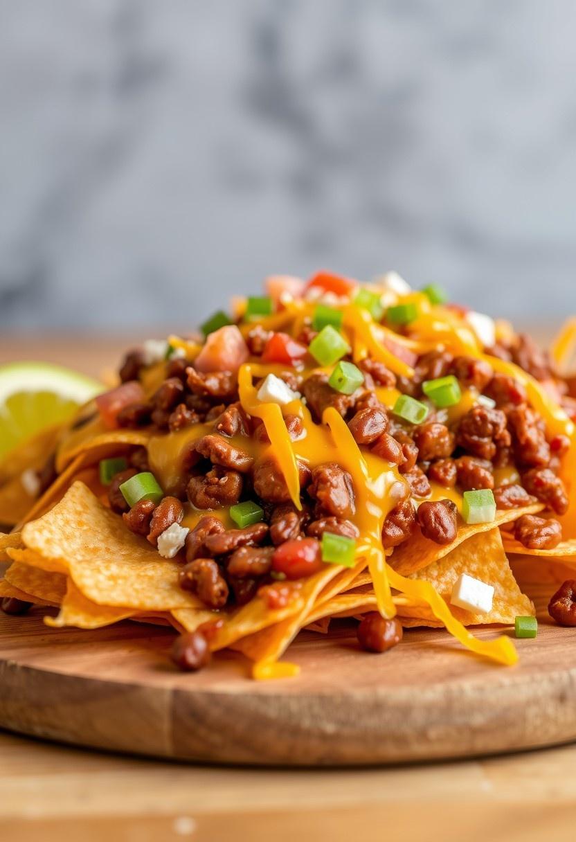 Loaded Chili Cheese Nachos