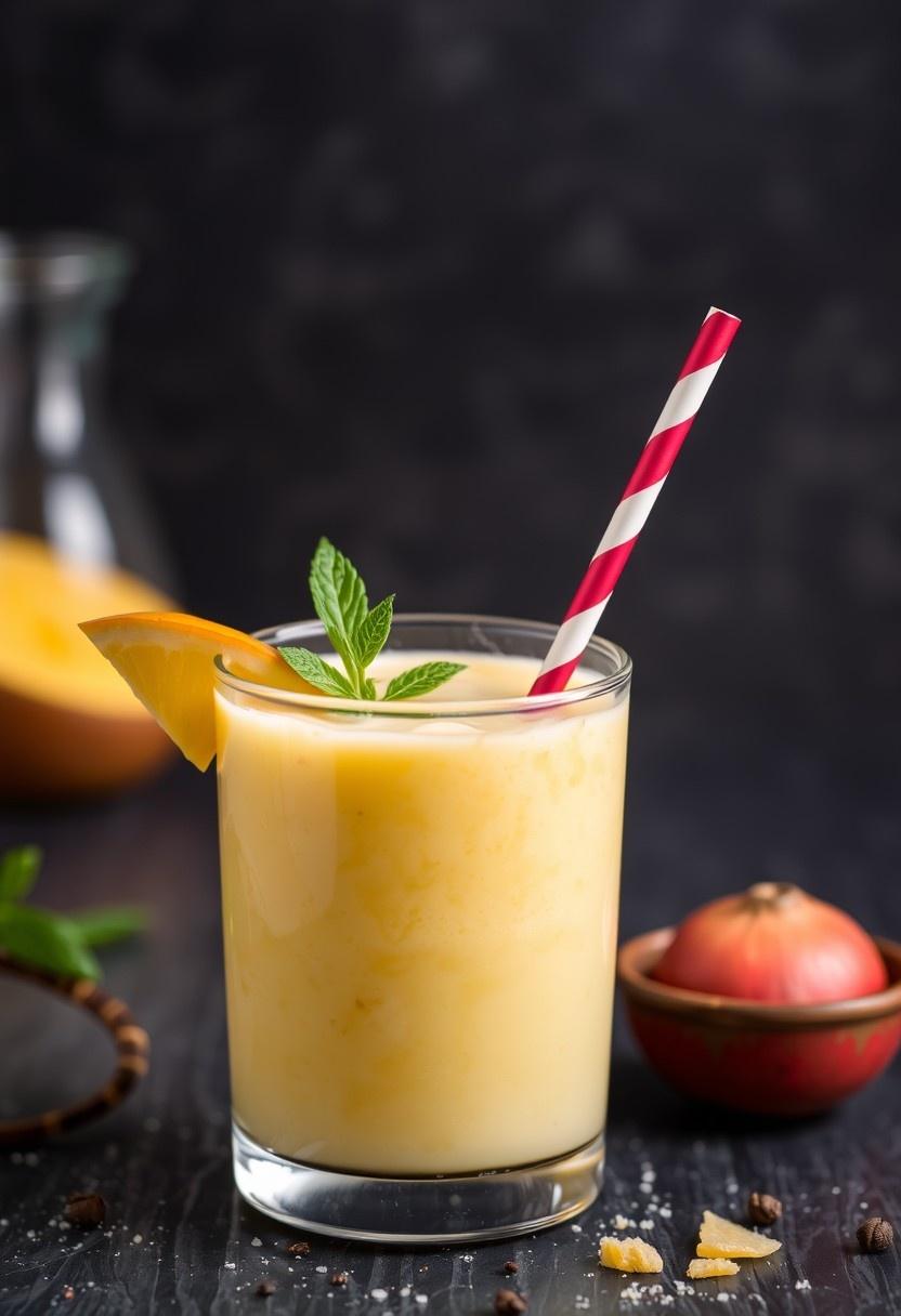 Mango Lassi Inspired Smoothie