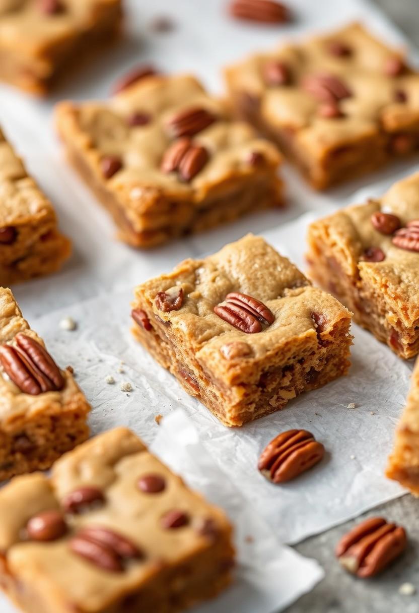 Maple Pecan Blondies