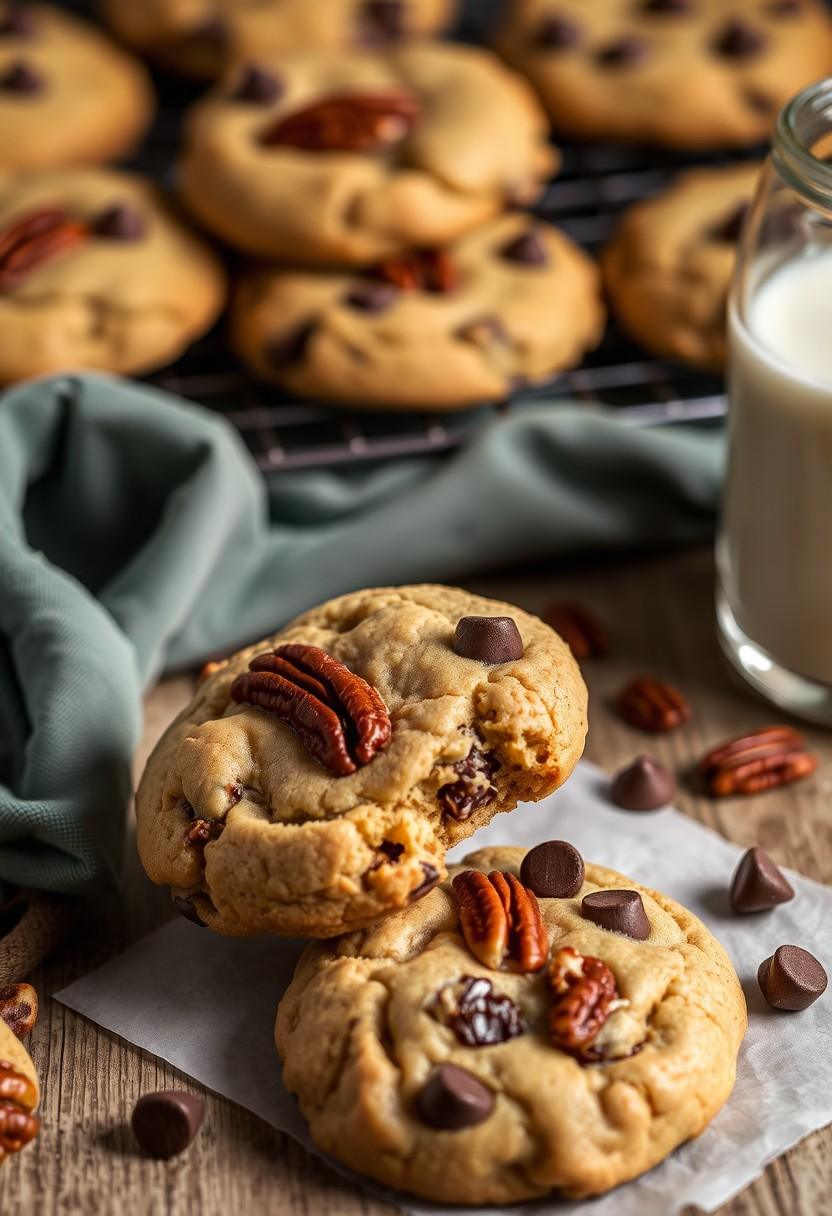 Maple Pecan Chocolate Chip Cookies