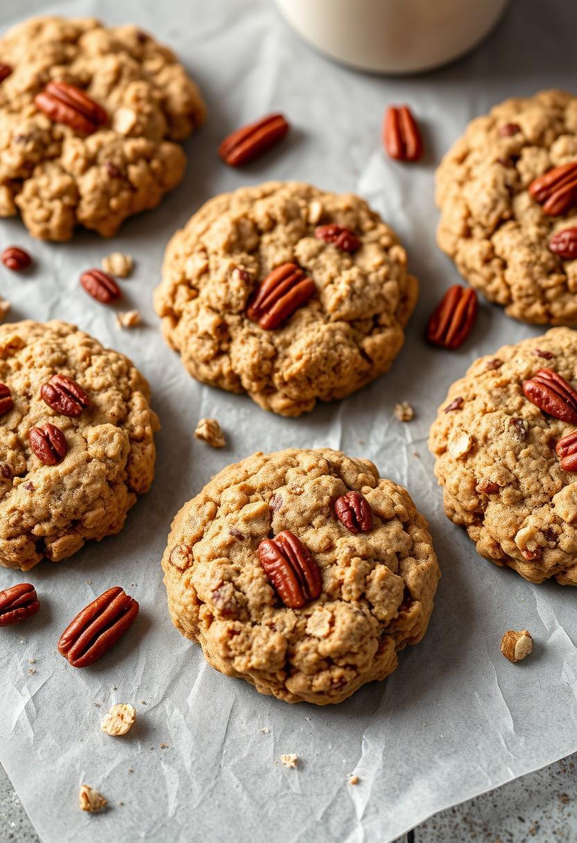 Maple Pecan Oatmeal Cookies