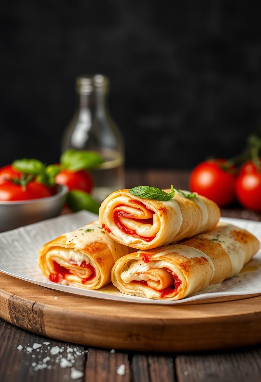 Margherita Pizza Rolls