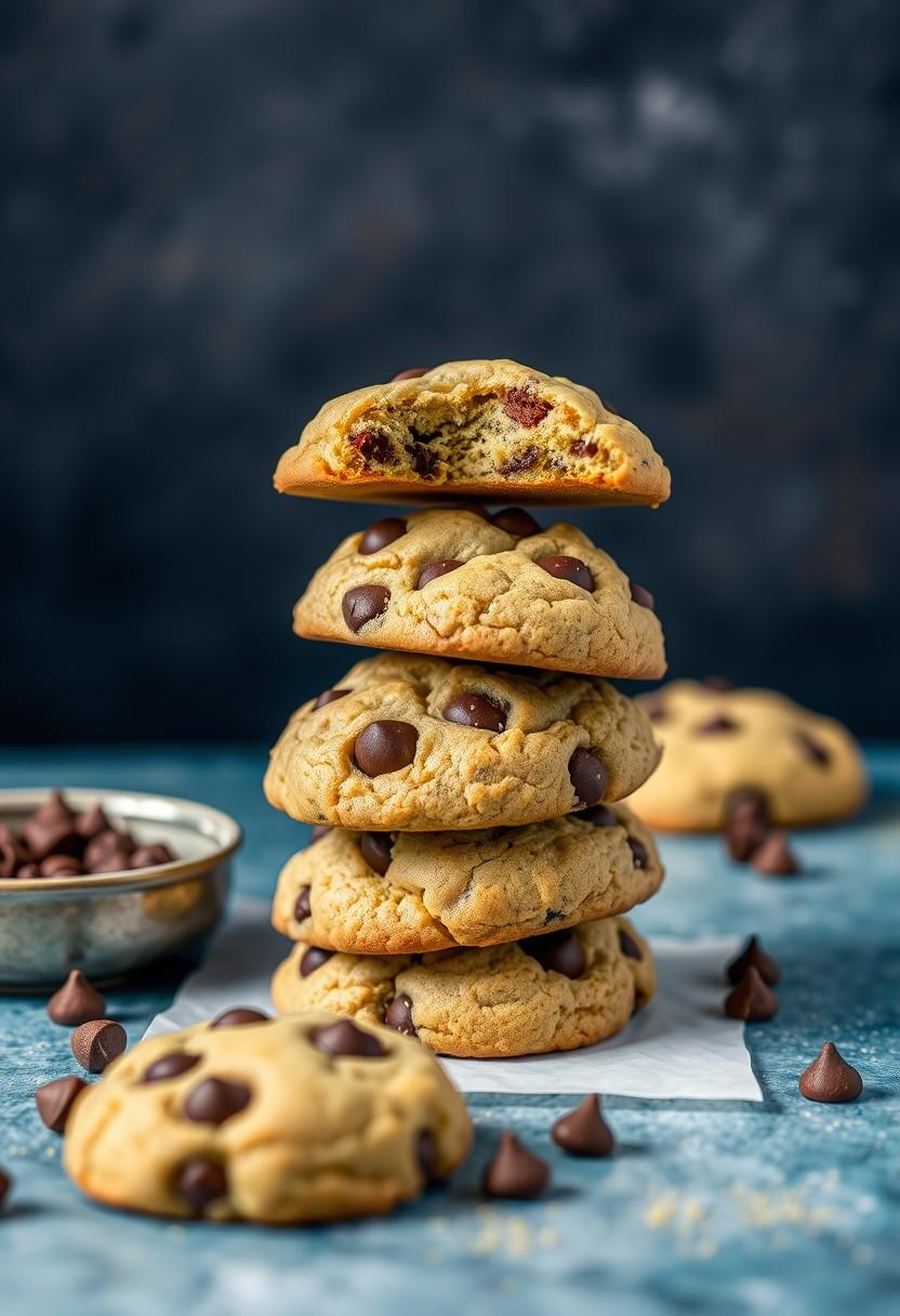 Matcha Chocolate Chip Cookies