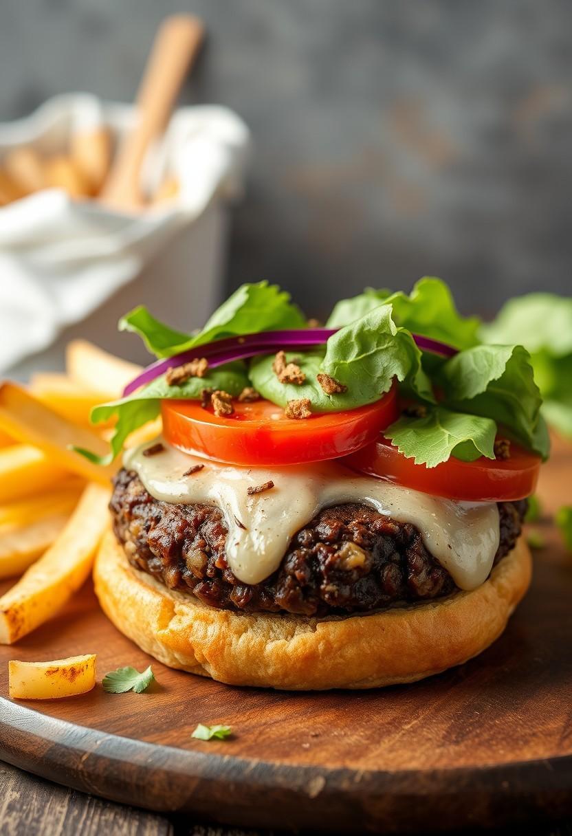 Mediterranean Black Bean Burger