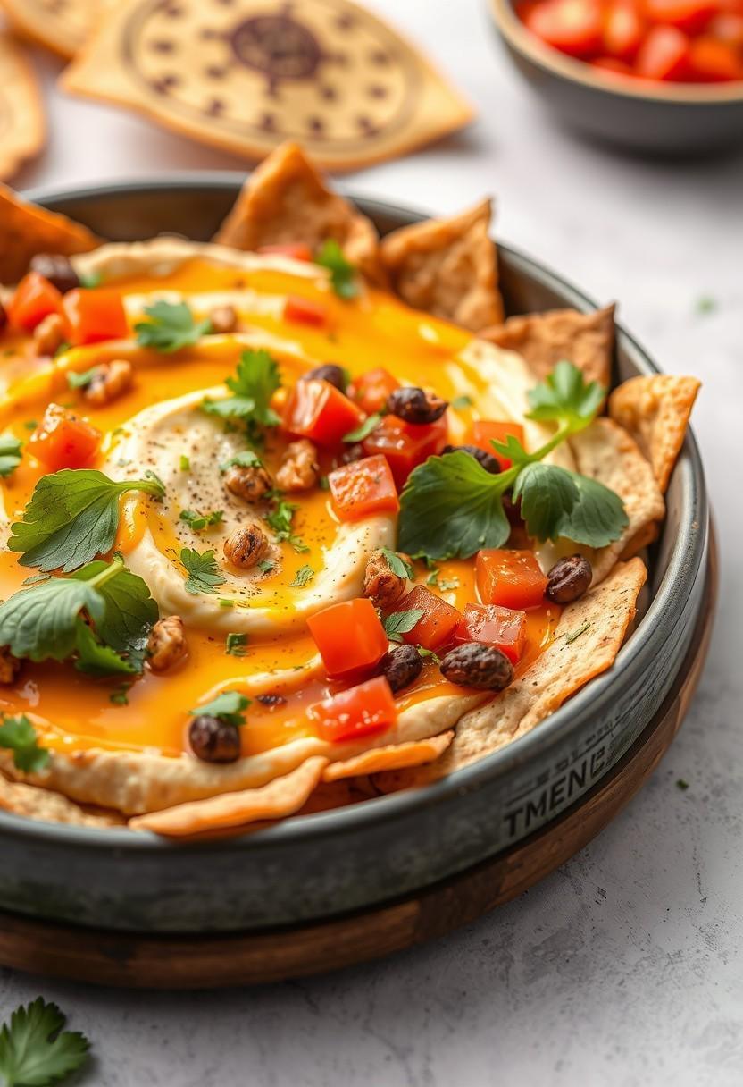 Mediterranean Hummus Nachos