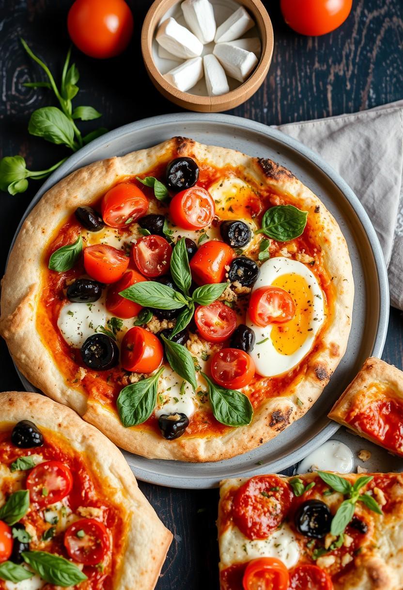 Mediterranean Veggie Pizza