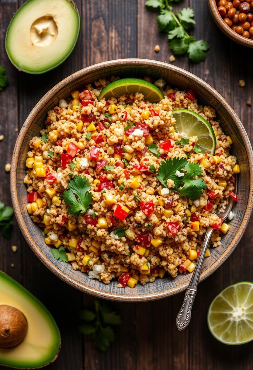 Mexican Street Corn Quinoa Salad