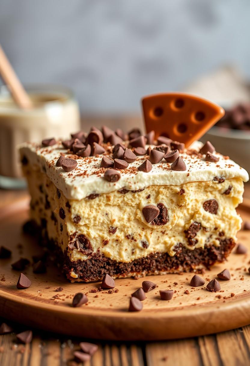 Mocha Chocolate Chip Tiramisu