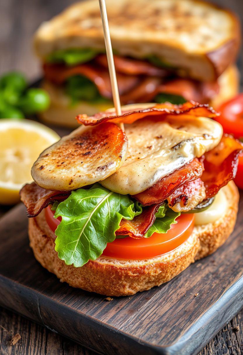 Mushroom Bacon BLT