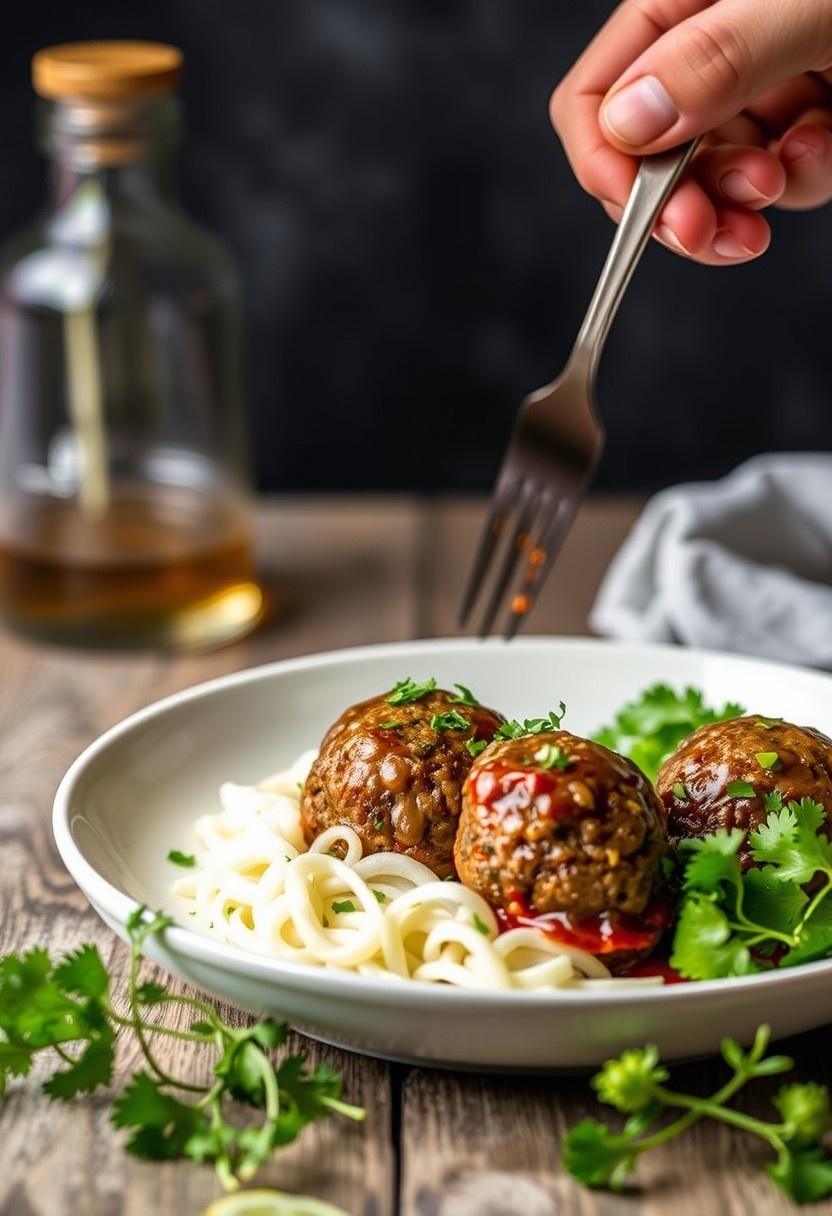 Mushroom and Lentil Meatballs