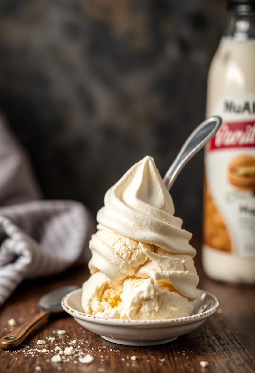 No-Churn Vanilla Ice Cream