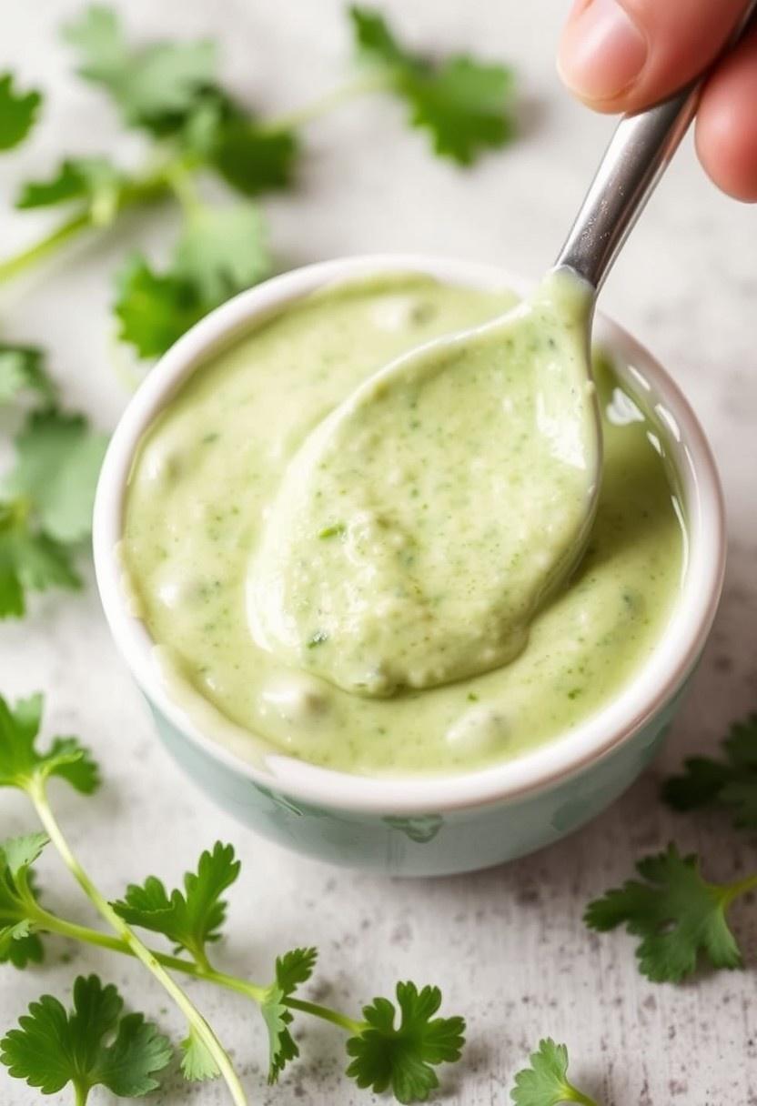 Oil-Free Green Goddess Dressing