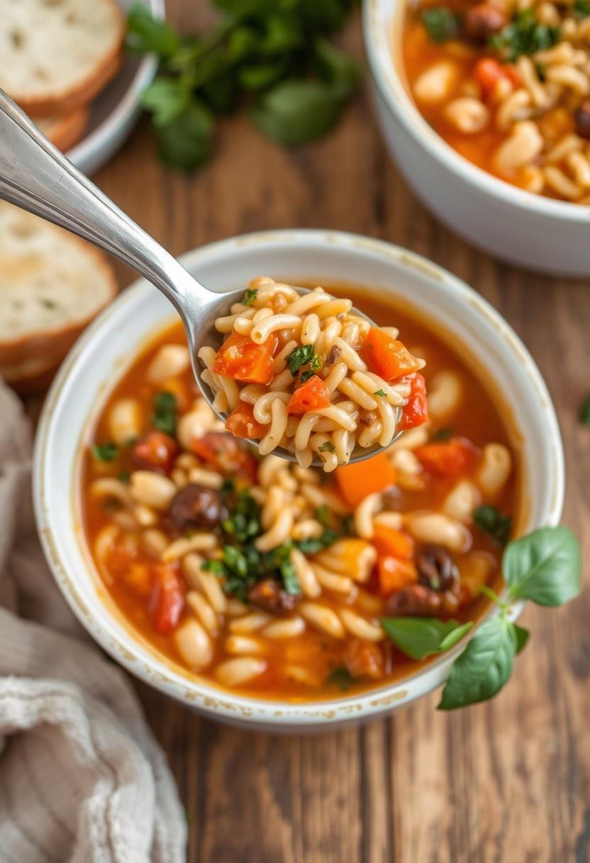 Orzo Minestrone Soup