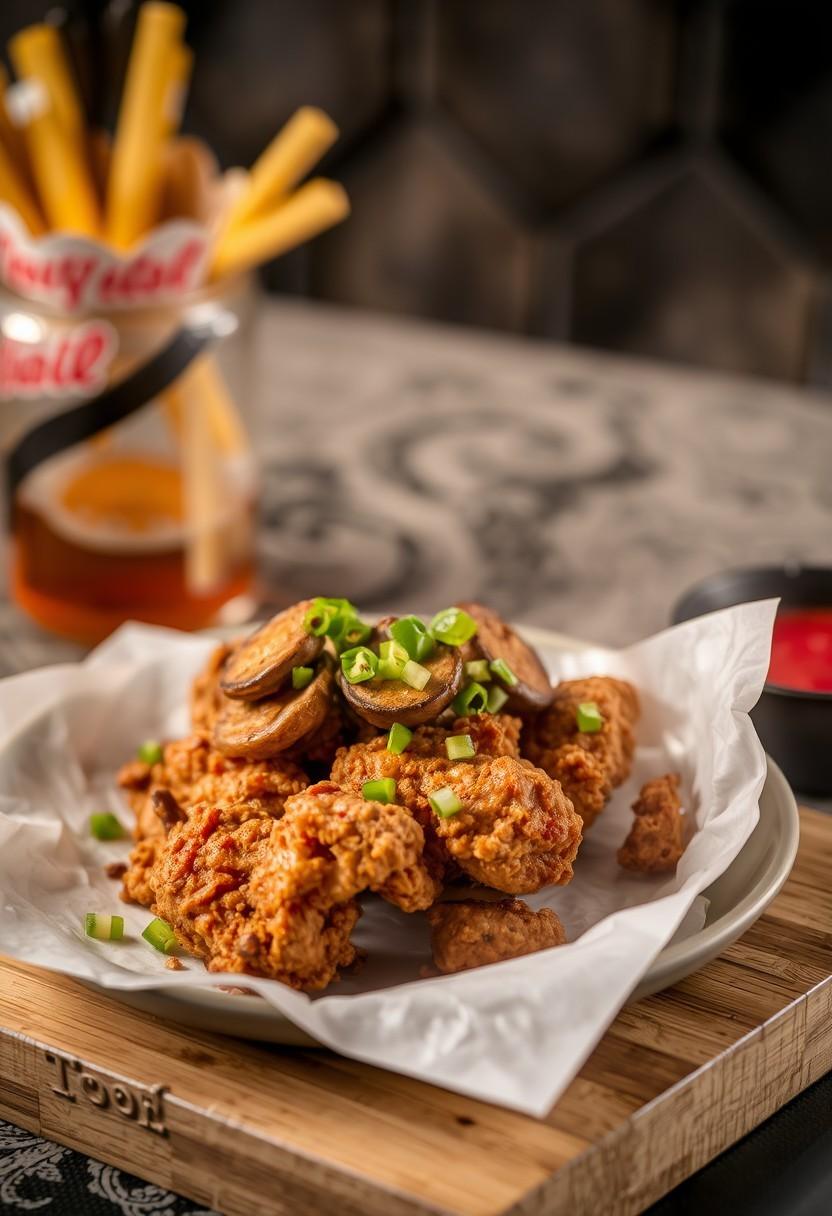 Oyster Mushroom Fried Chicken