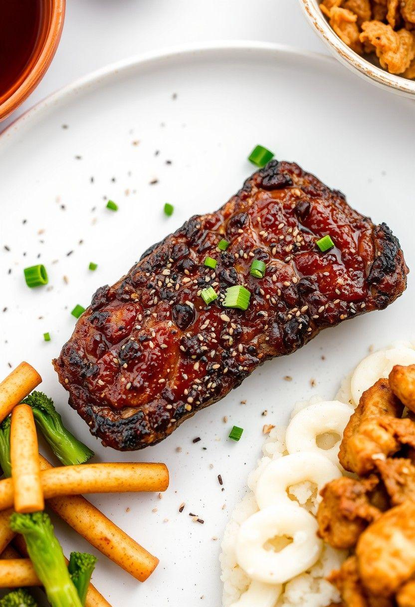 Peppercorn Crusted Seitan Steak