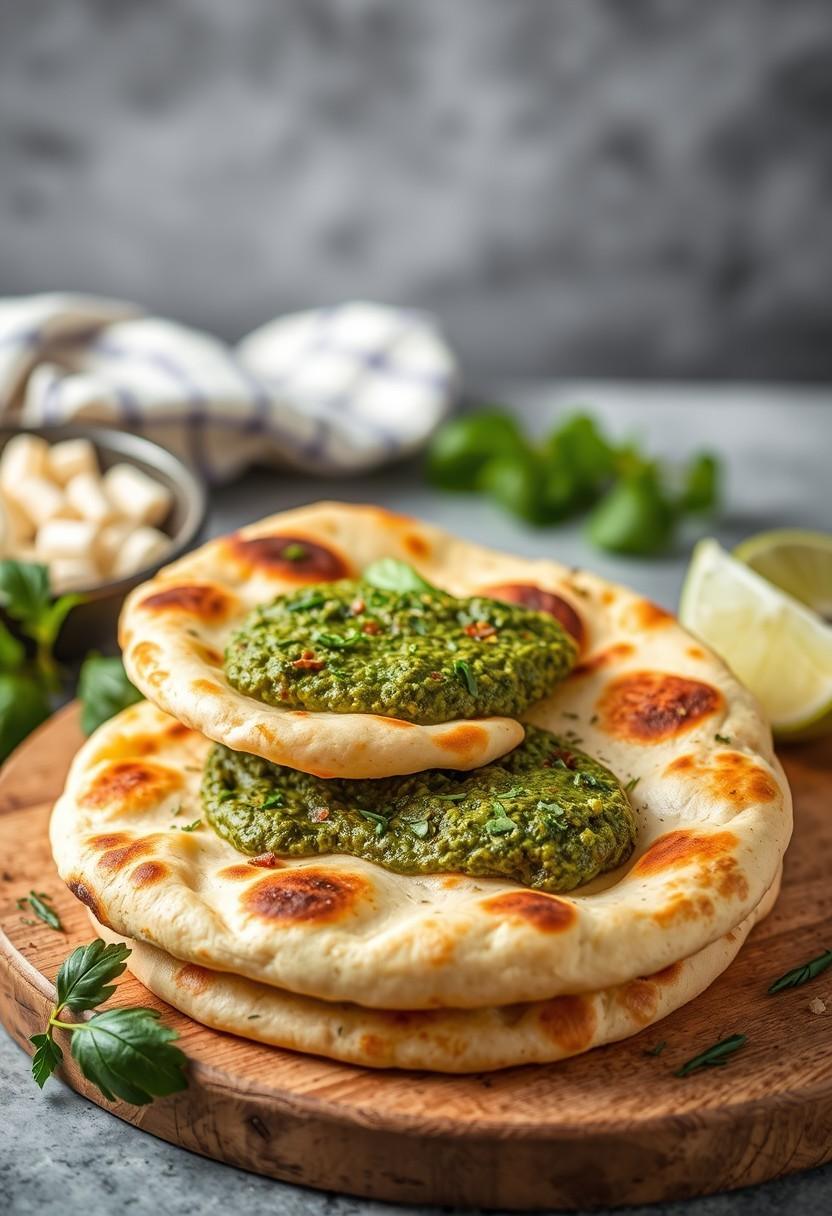 Pesto Naan