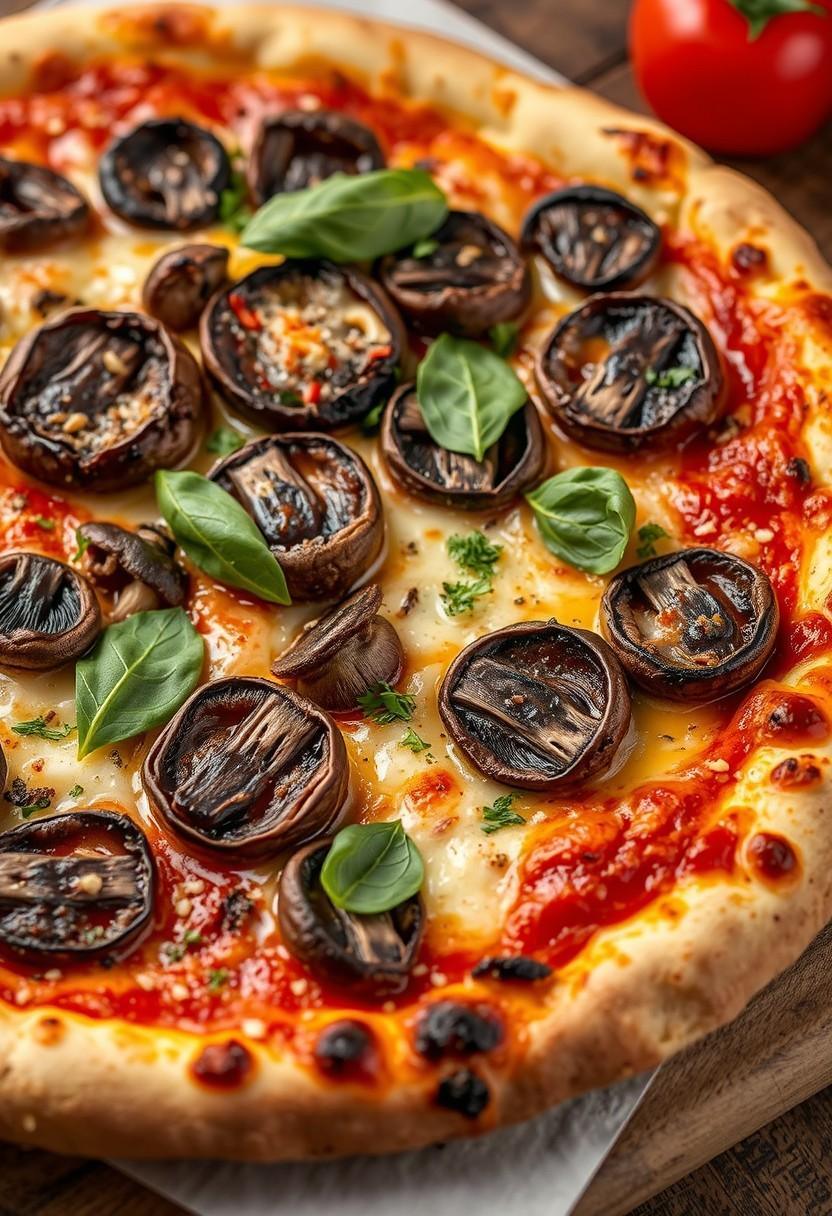 Portobello Mushroom Pizza