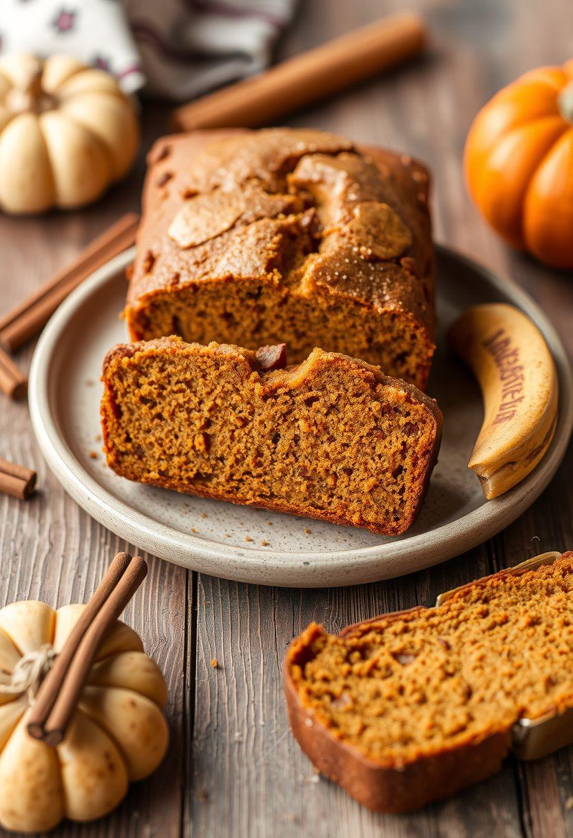 . Pumpkin Spice Banana Bread