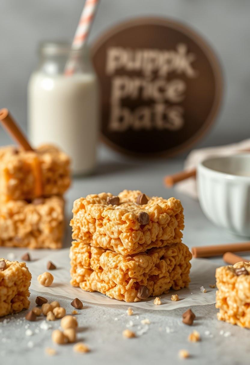 Pumpkin Spice Rice Crispy Treats