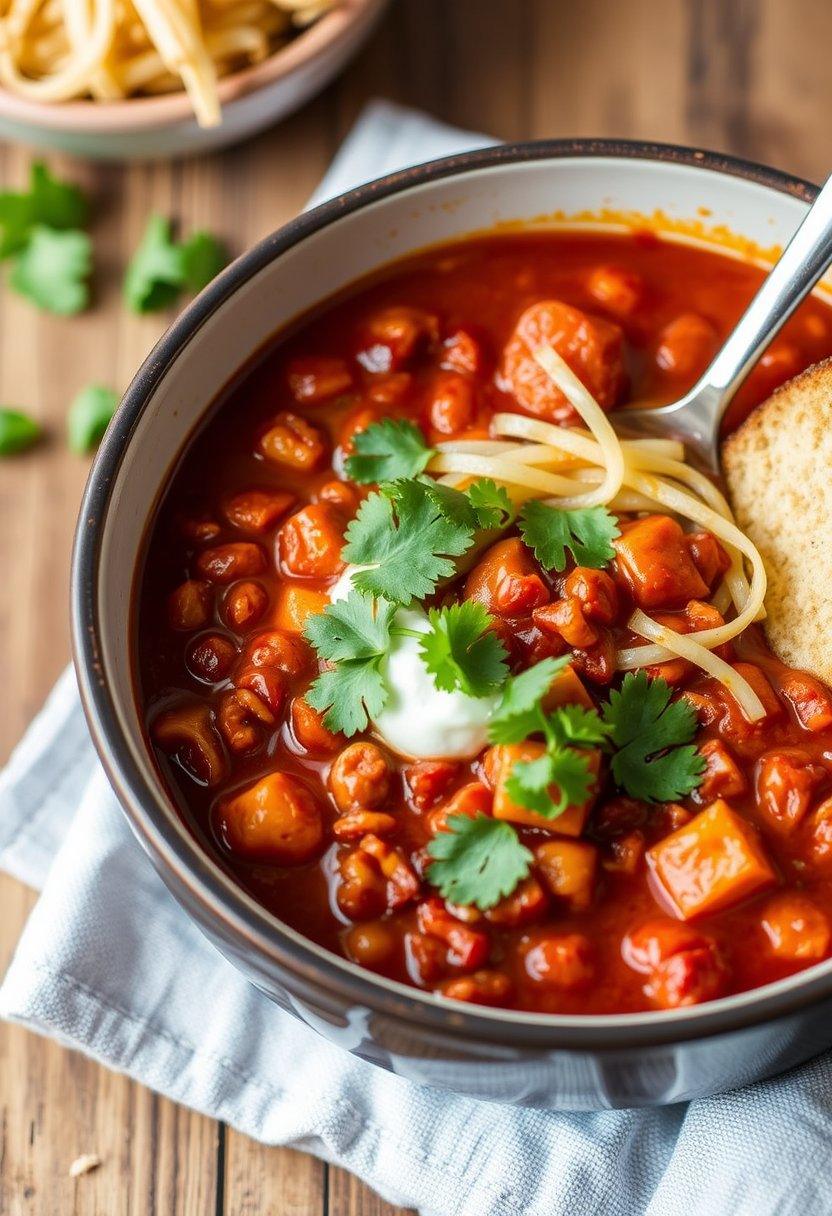 . Quick and Easy Vegan Chili