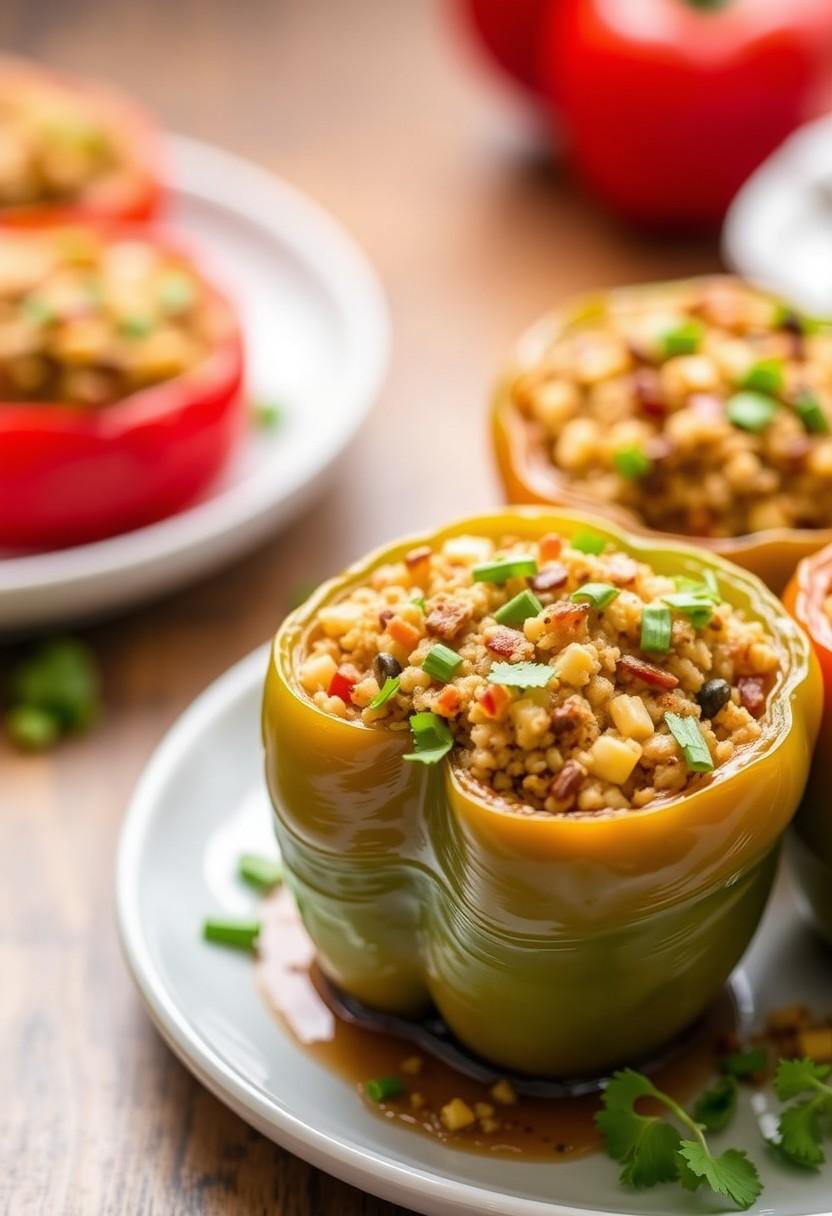 Quinoa Stuffed Bell Peppers