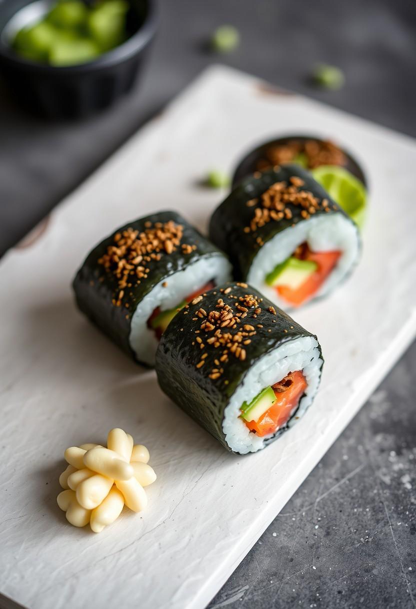 . Raw Vegan Sushi Rolls