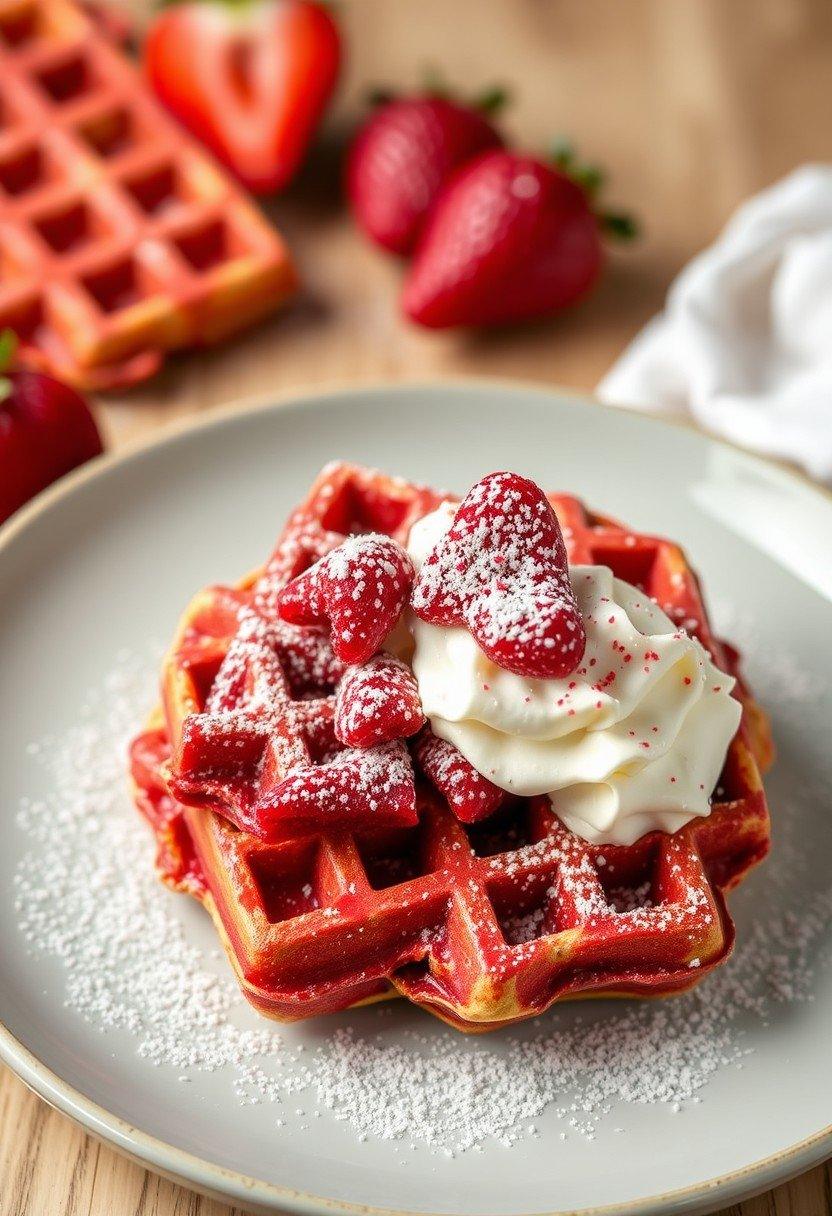 Red Velvet Waffles