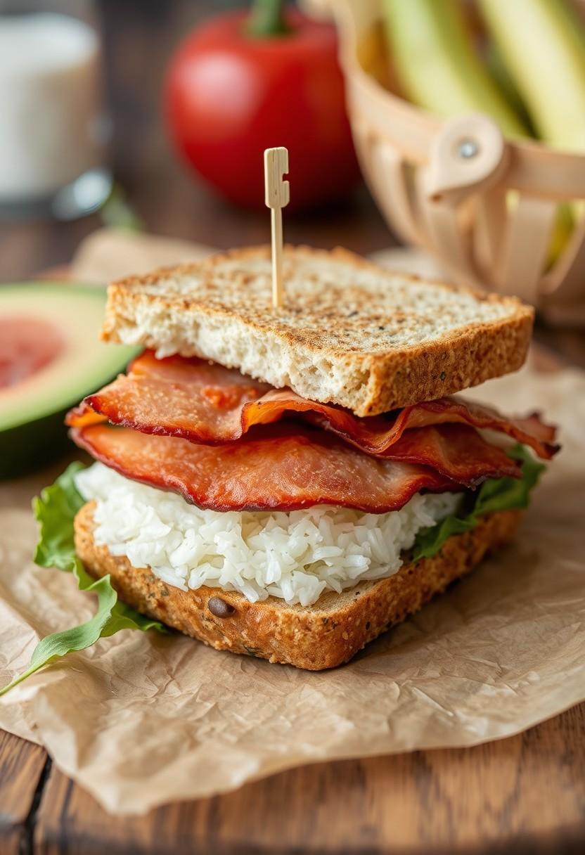 Rice Paper Bacon BLT