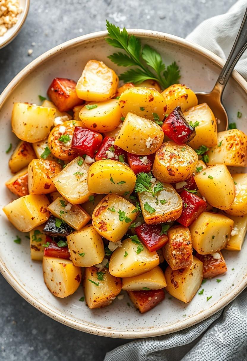 Roasted Garlic Potato Salad