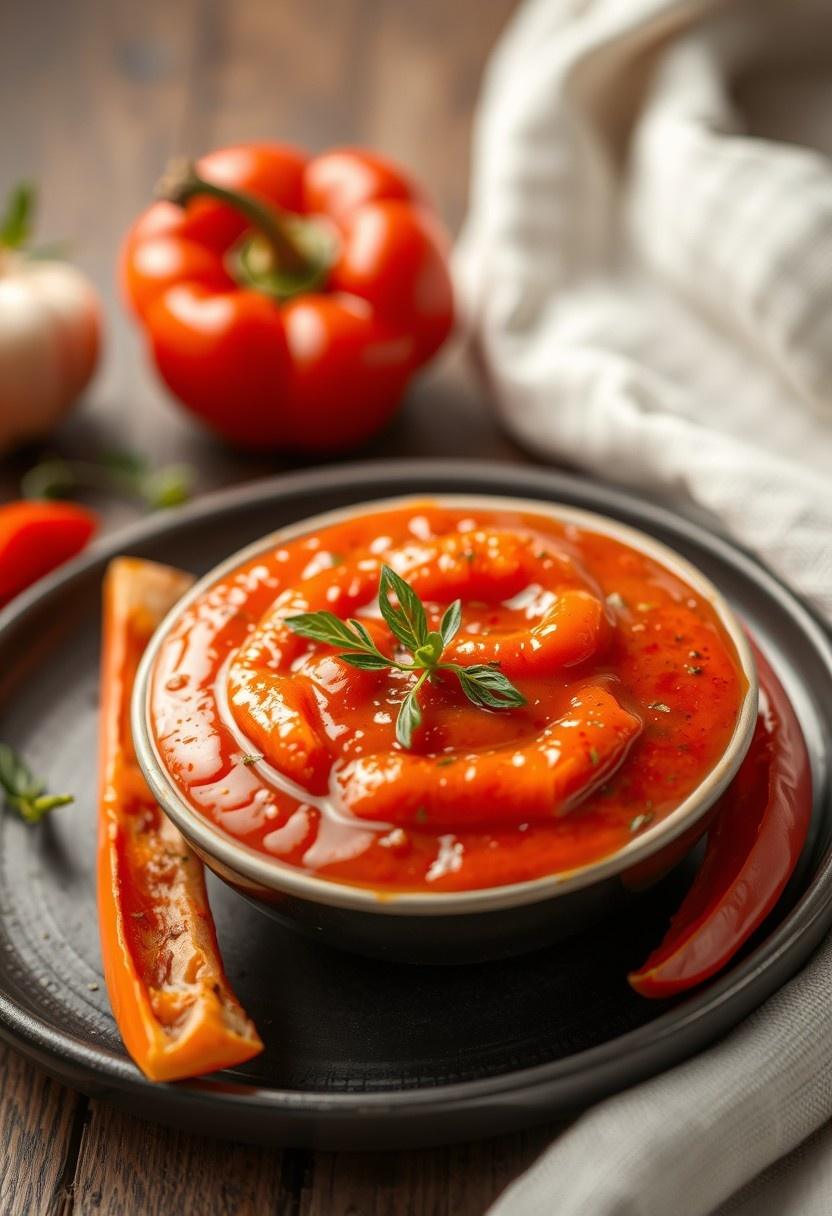 Roasted Red Pepper and Garlic Sauce