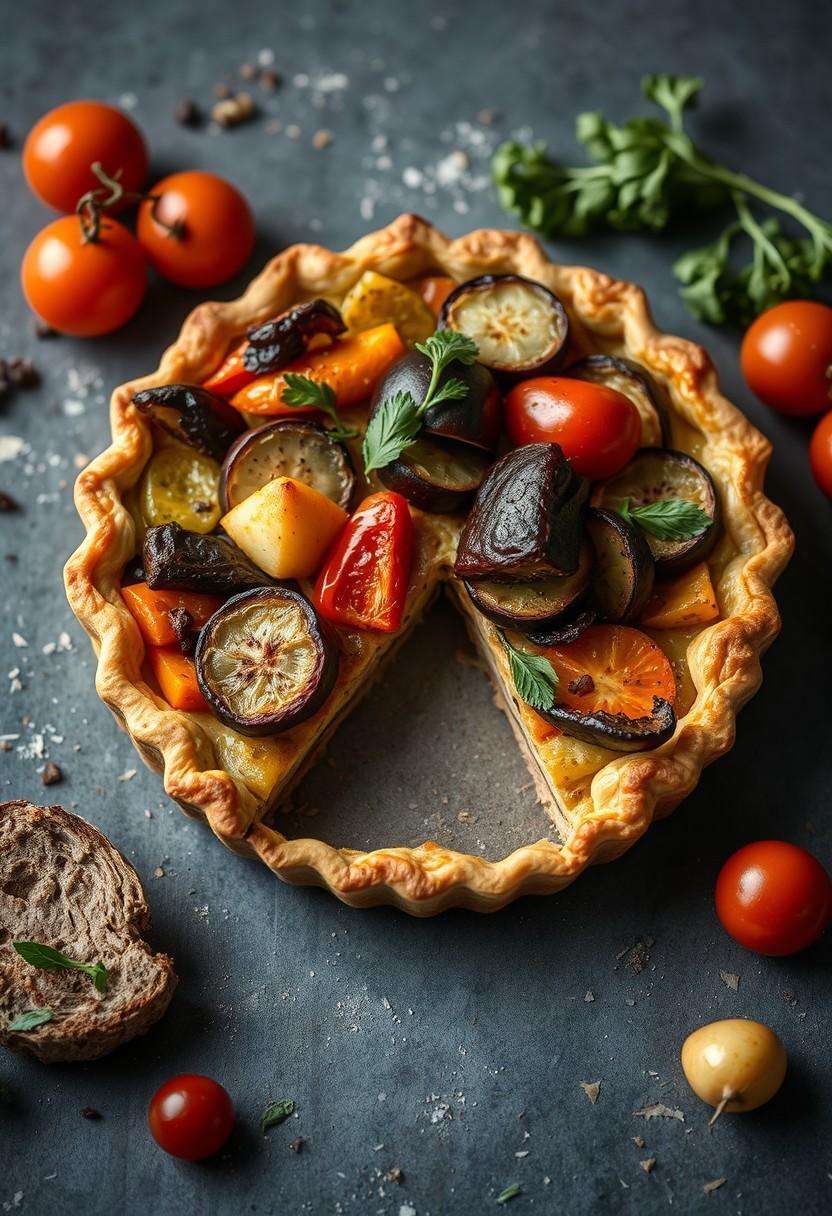 Roasted Vegetable Tart