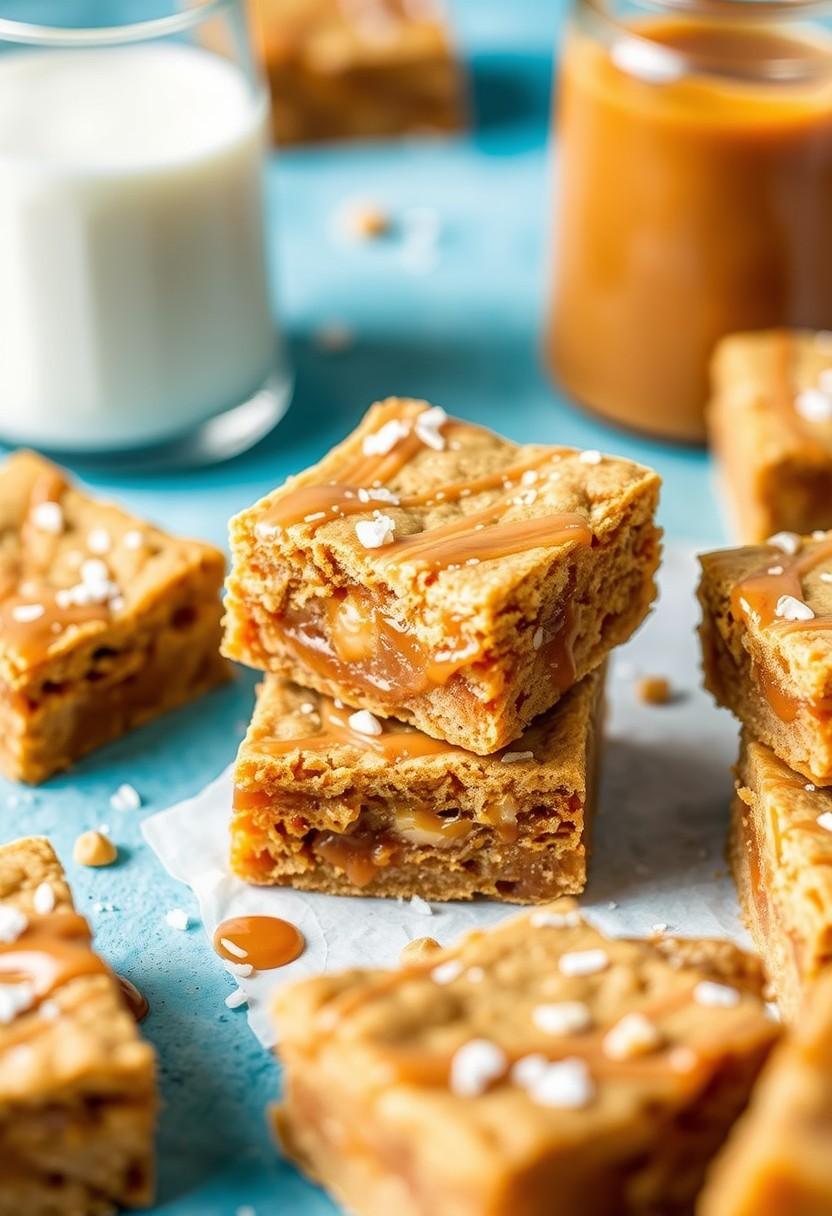 Salted Caramel Blondies