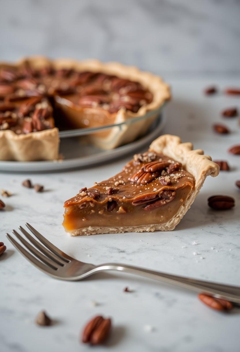 Salted Caramel Pecan Pie