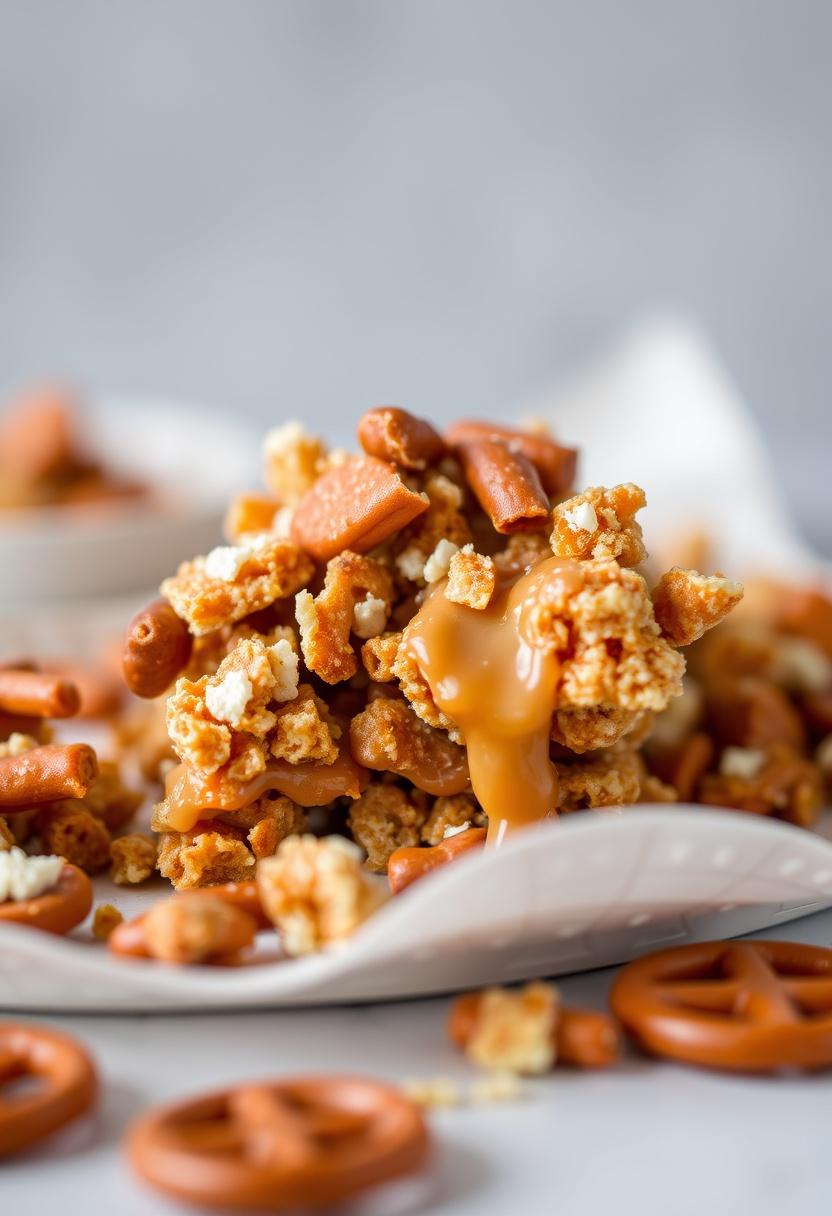 . Salted Caramel Pretzel Crunch