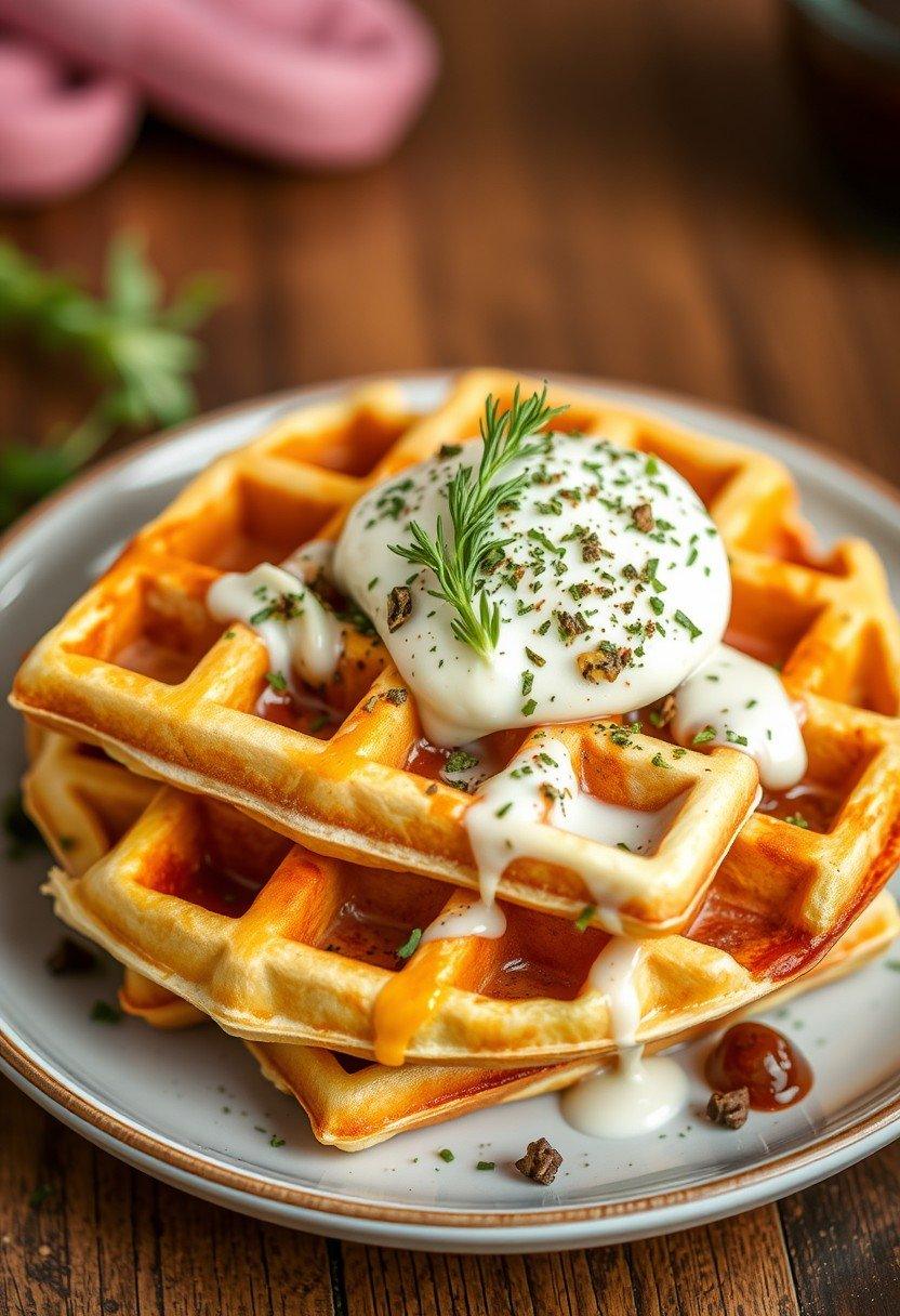 Savory Herb Waffles