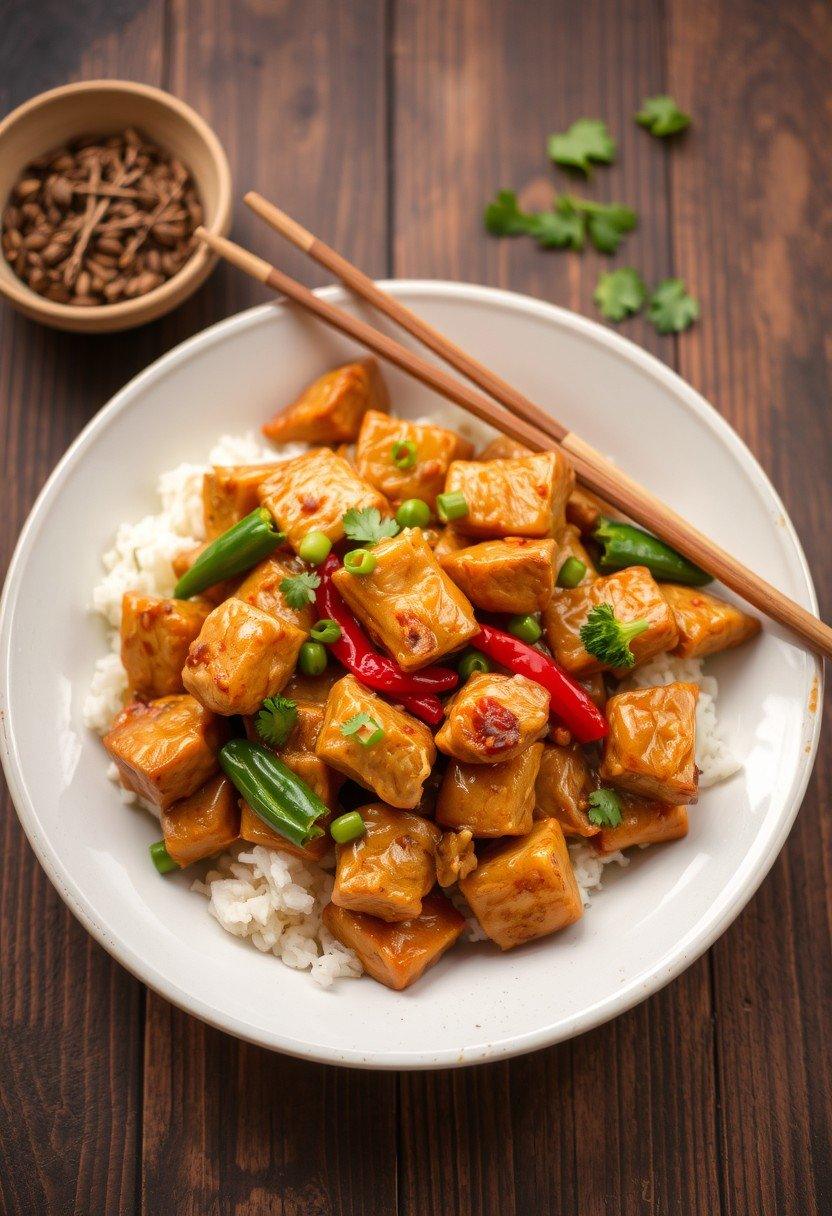 Seitan Chicken Stir-Fry