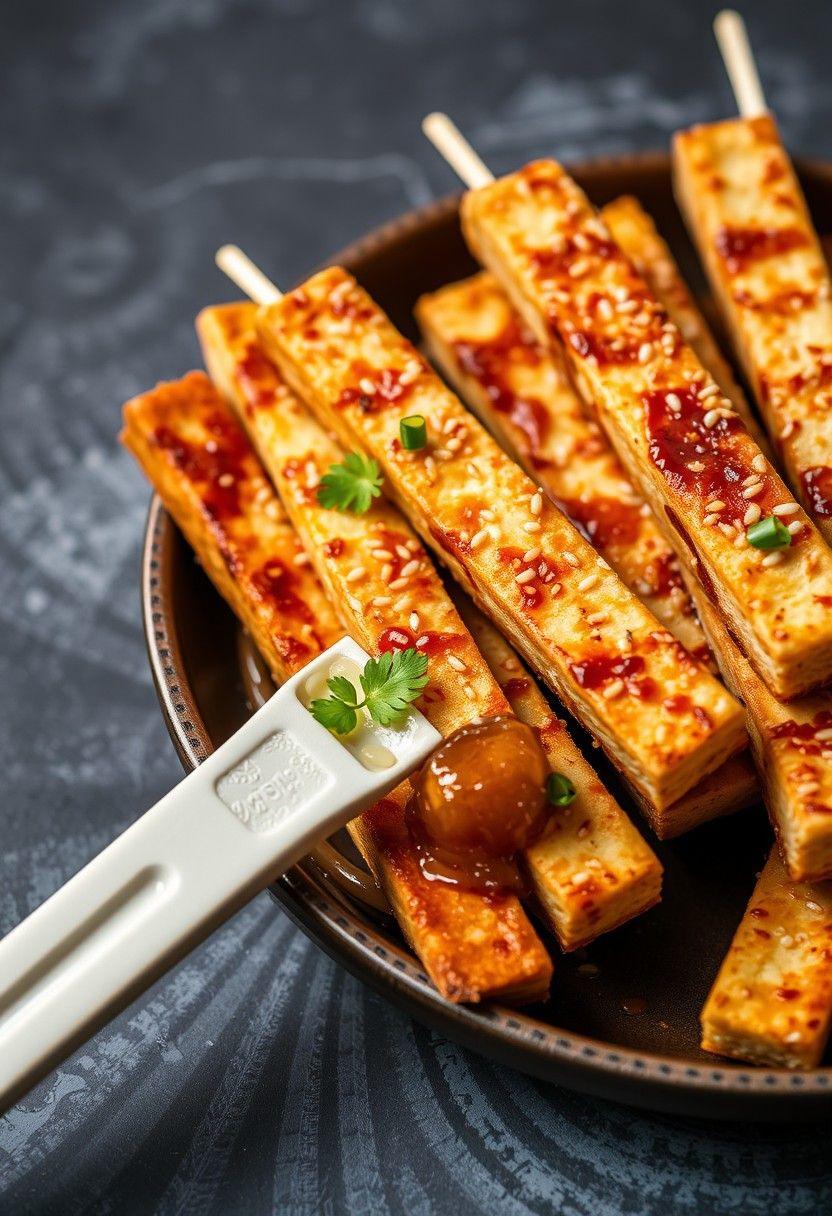 Sesame Ginger Tofu Sticks