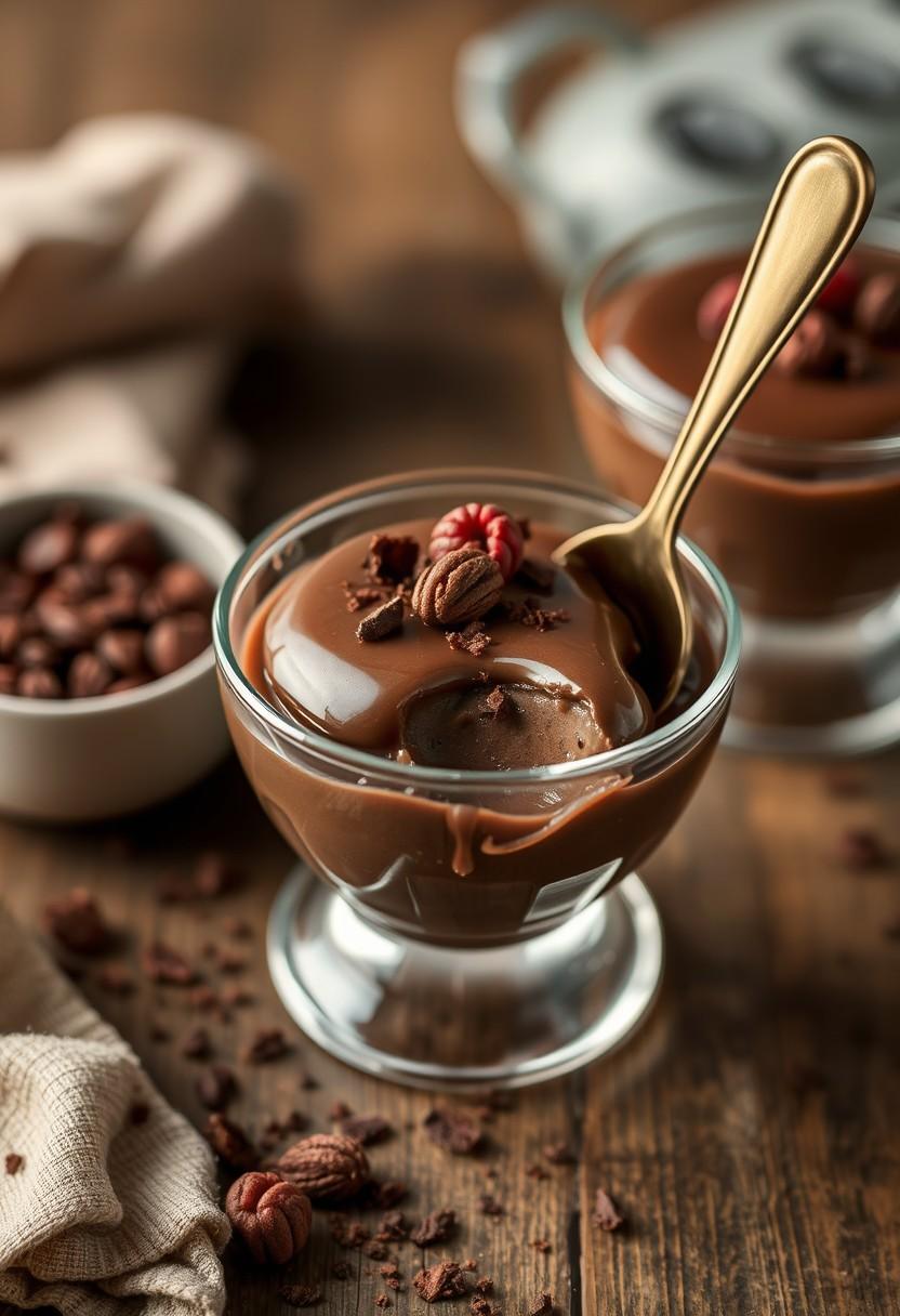 Silken Tofu Chocolate Pudding