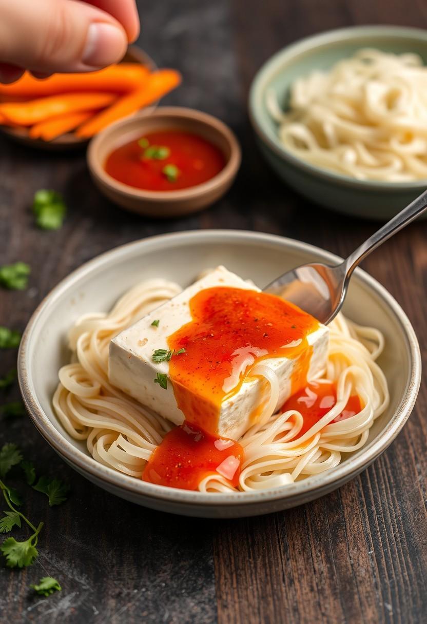 Silken Tofu Vodka Sauce