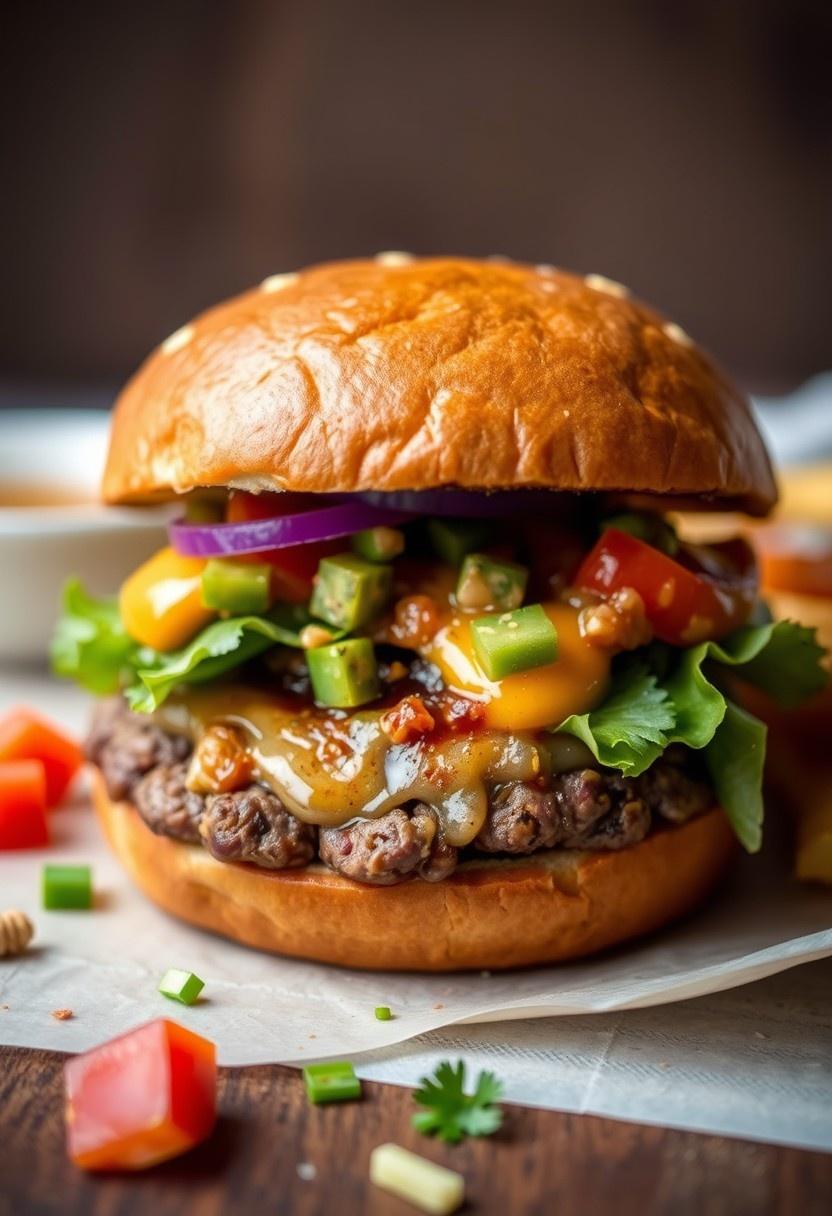 Smoky Southwest Black Bean Burger