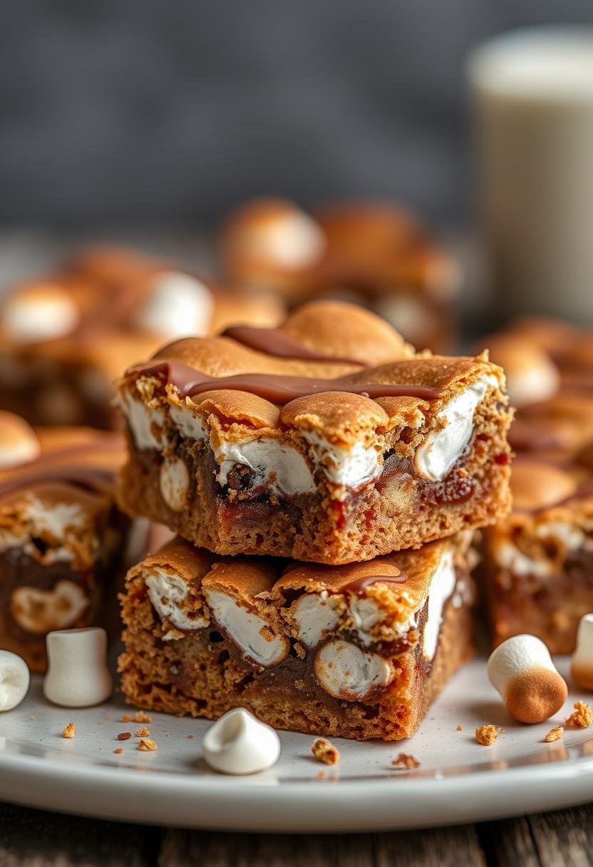 S'mores Blondies