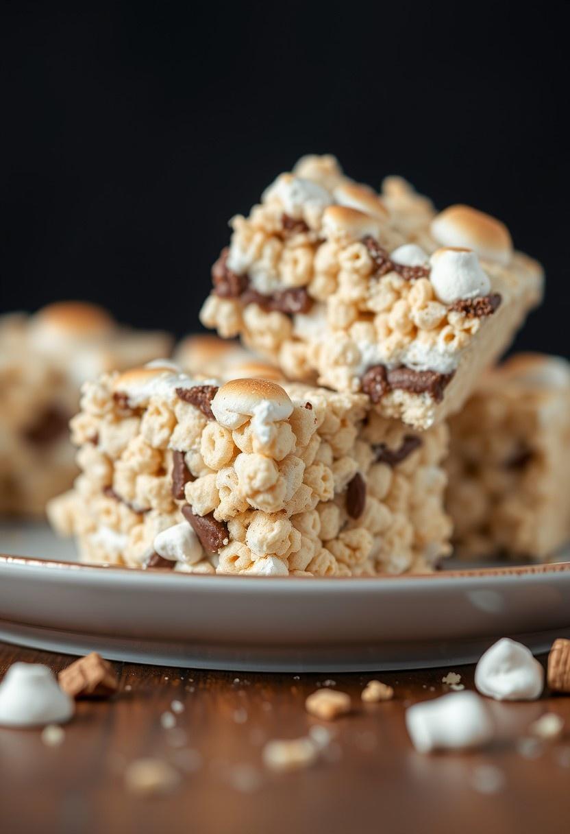 S'mores Rice Crispy Treats