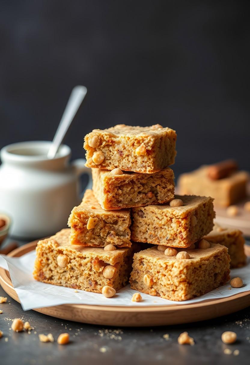 Snickerdoodle Chickpea Blondies