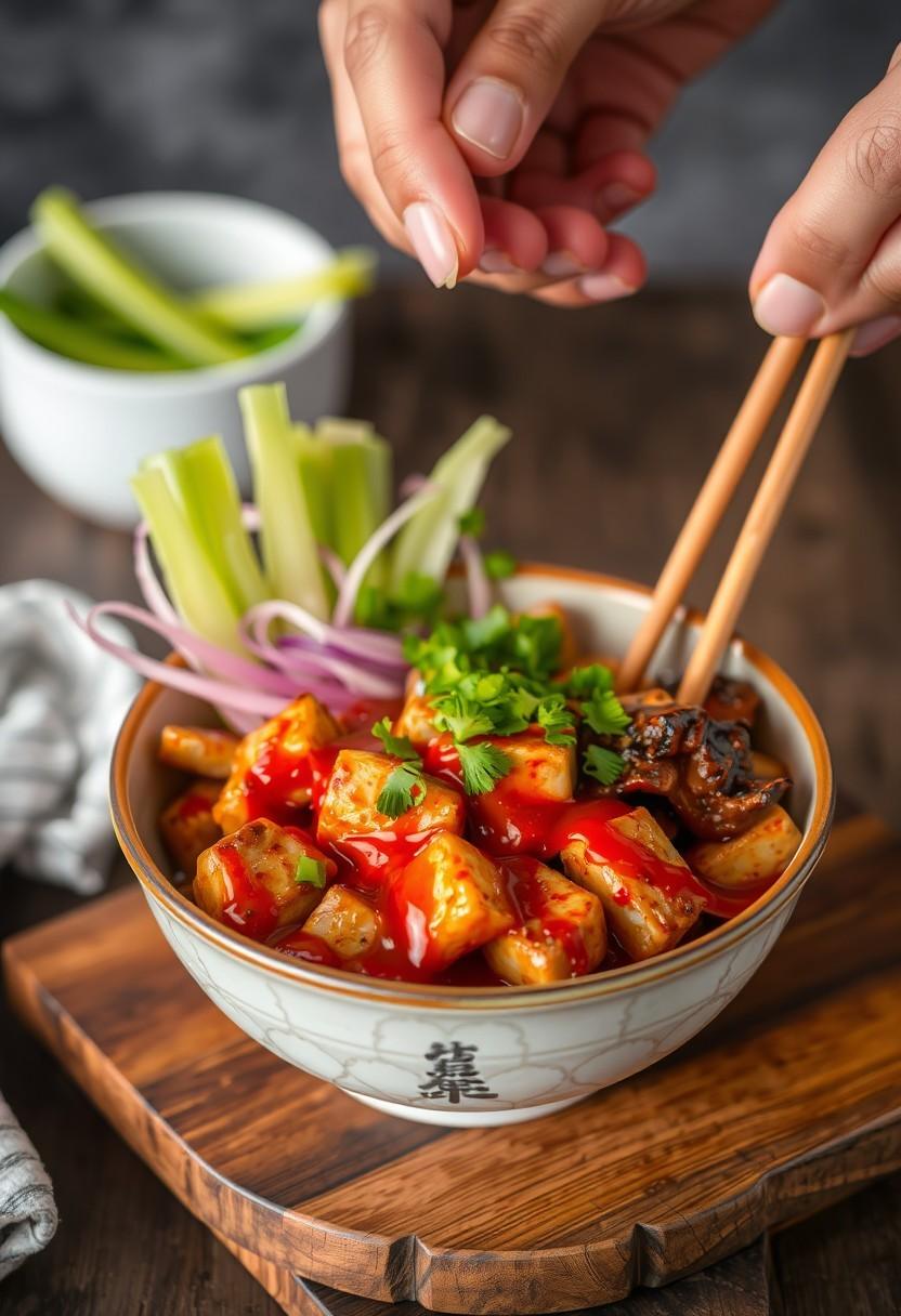 Spicy Korean BBQ Tofu Bowl