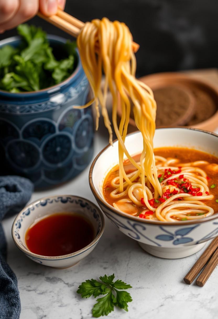 Spicy Miso Udon Soup