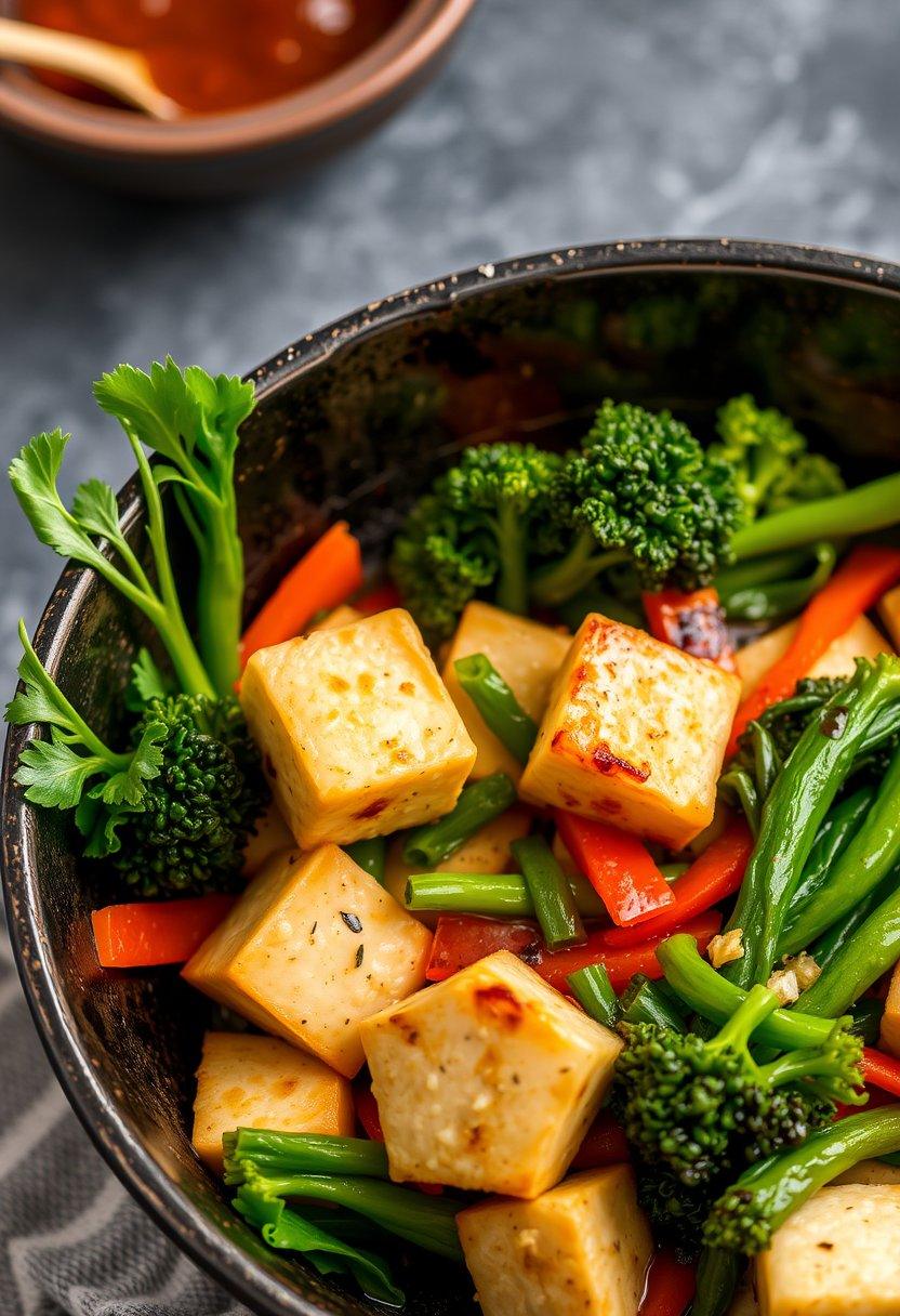 Stir-Fry Tofu and Vegetables