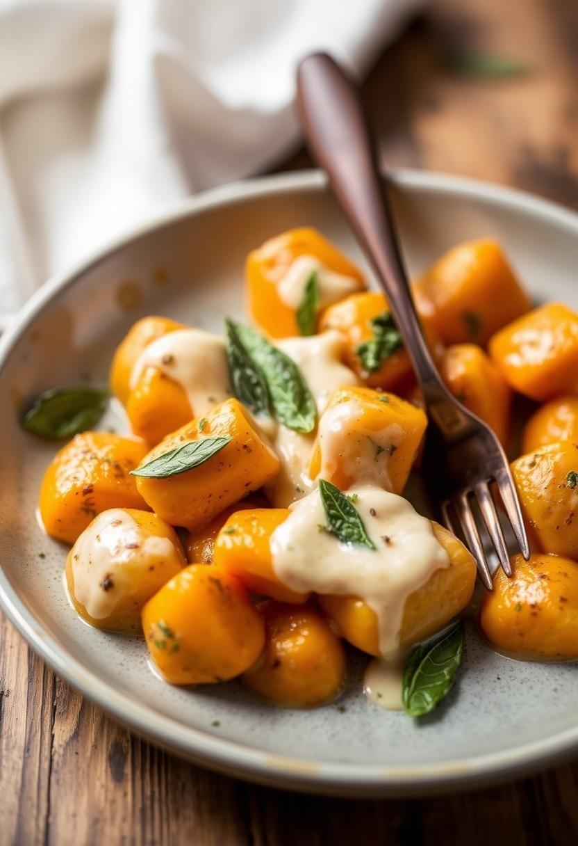 Sweet Potato Gnocchi with Sage Brown Butter Sauce