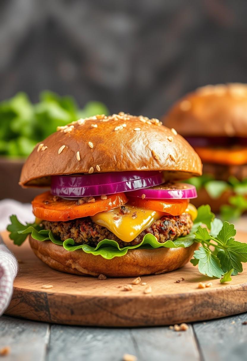 Sweet Potato and Quinoa Burger