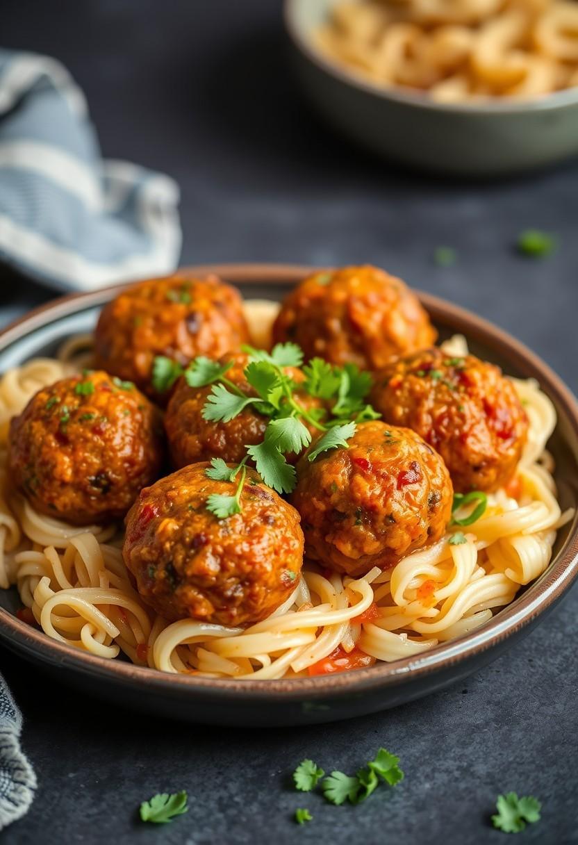 Sweet Potato and Red Lentil Meatballs