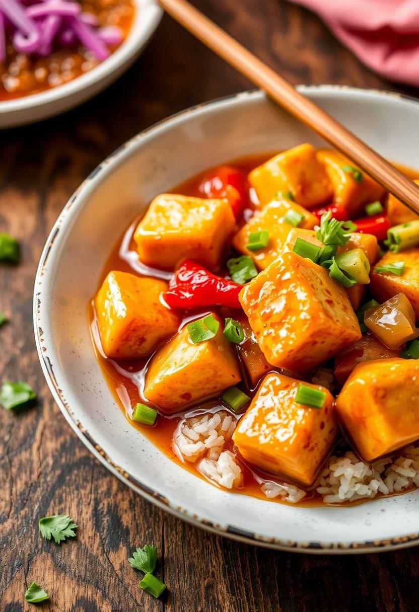 Sweet and Sour Tofu